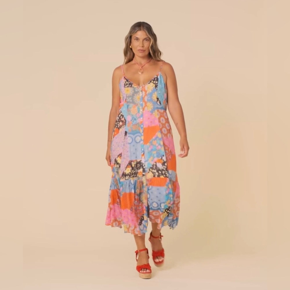 Cha Cha Strappy MIDI Dress - Spell